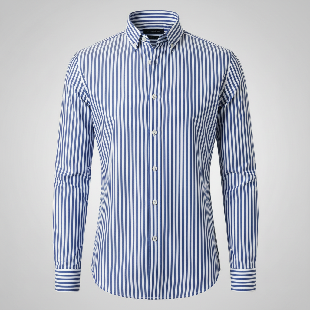 Antonio Gestreiftes Herrenhemd | Herren Hemden Langarm Sommer 0