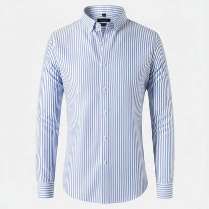 Antonio Gestreiftes Herrenhemd | Herren Hemden Langarm Sommer 7