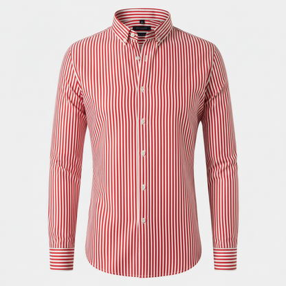 Antonio Gestreiftes Herrenhemd | Herren Hemden Langarm Sommer 8