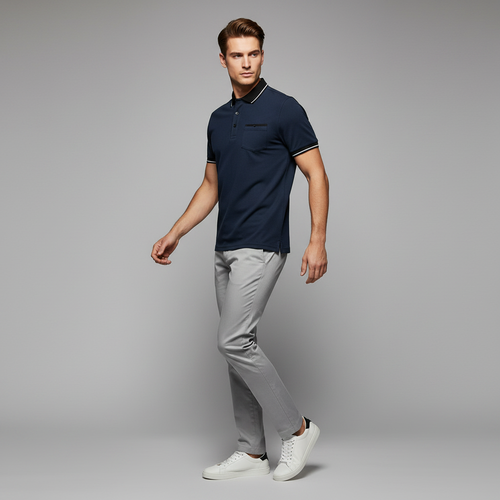 Elegantes Herren Poloshirt | Klassische Freizeitkleidung