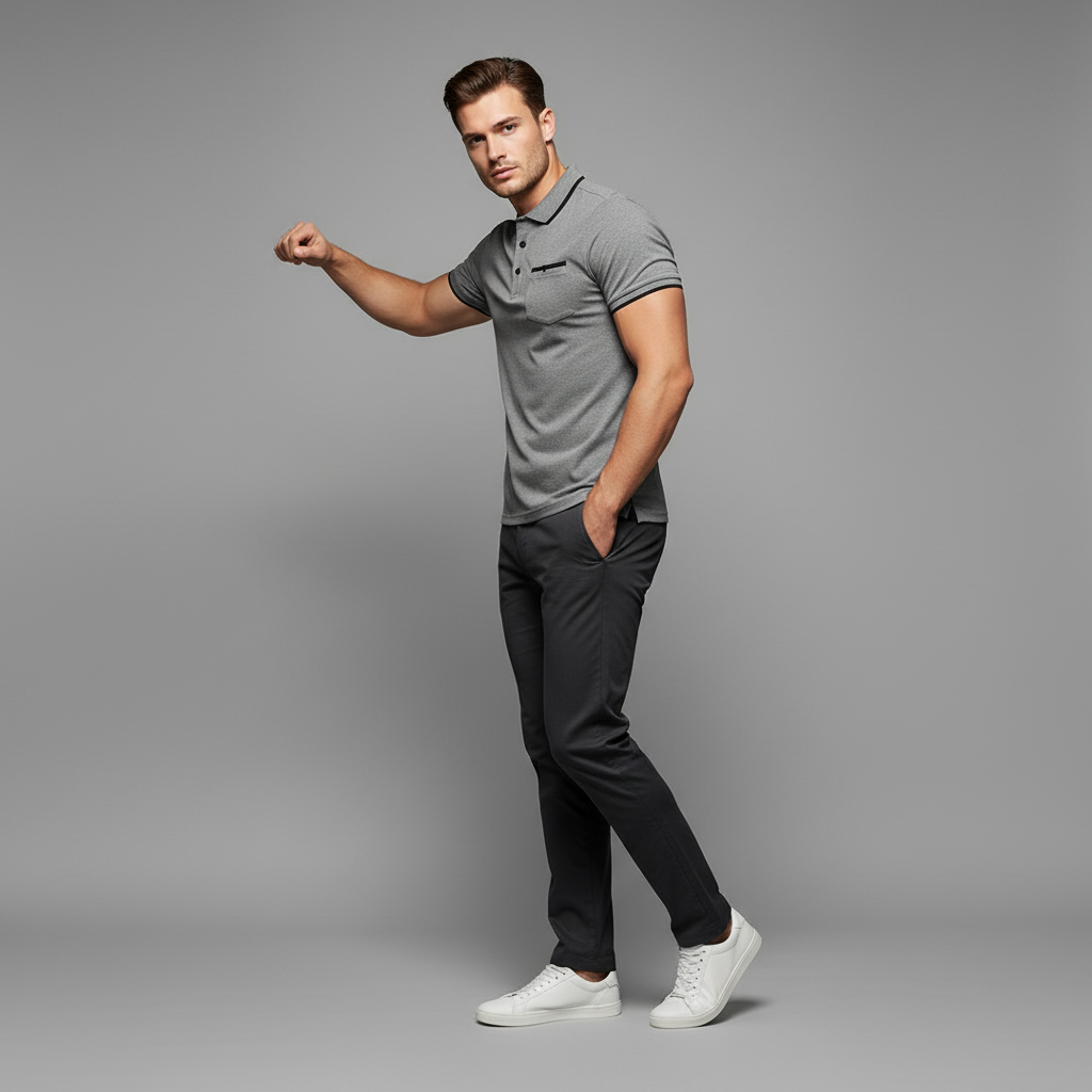 Elegantes Herren Poloshirt | Klassische Freizeitkleidung