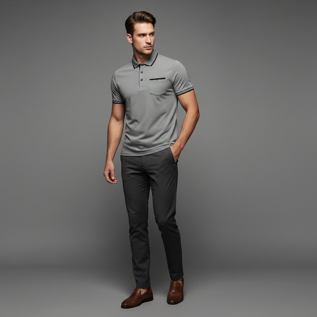 Elegantes Herren Poloshirt | Klassische Freizeitkleidung