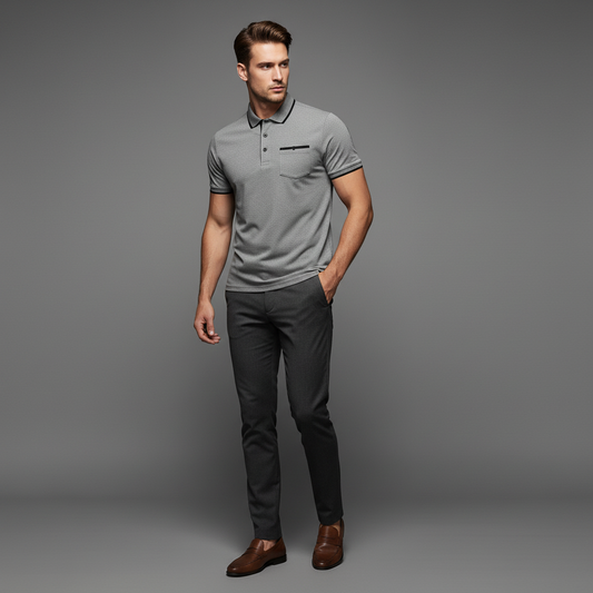 Elegantes Herren Poloshirt | Klassische Freizeitkleidung