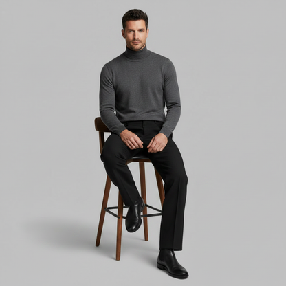Herren-Plisseehose | Formelle Bundfaltenhose für Herren