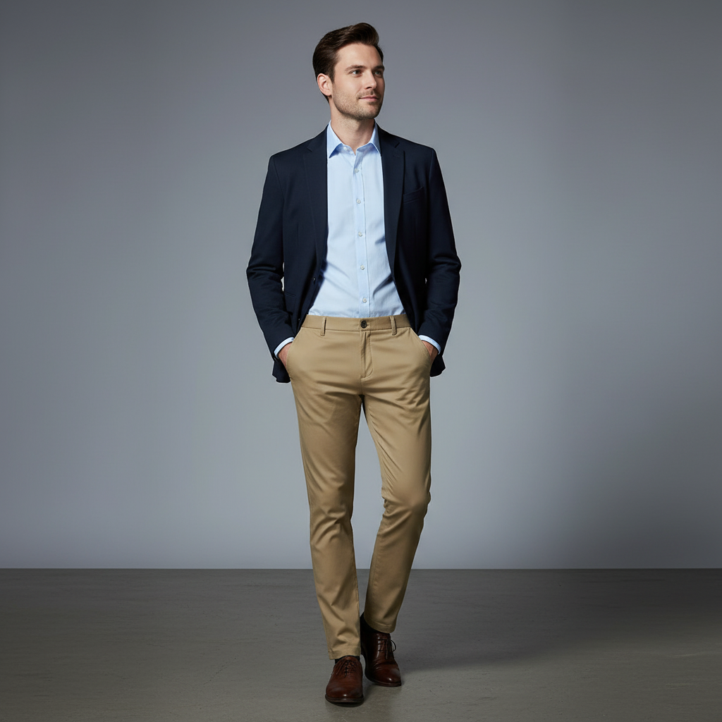 Saul Slim-Fit-Hose | Herren Hosen aus Dehnbarem Stoff