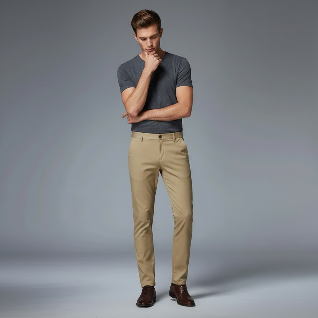 Saul Slim-Fit-Hose | Herren Hosen aus Dehnbarem Stoff