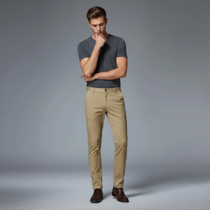 Saul Slim-Fit-Hose | Herren Hosen aus Dehnbarem Stoff