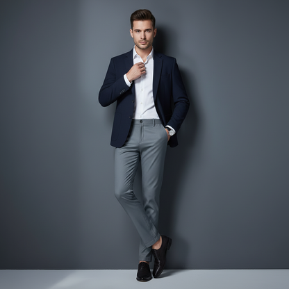 Saul Slim-Fit-Hose | Herren Hosen aus Dehnbarem Stoff