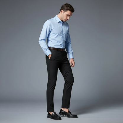 Saul Slim-Fit-Hose | Herren Hosen aus Dehnbarem Stoff