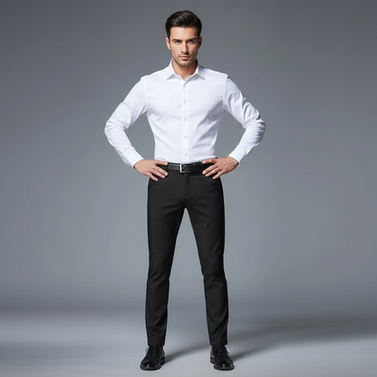 Saul Slim-Fit-Hose | Herren Hosen aus Dehnbarem Stoff