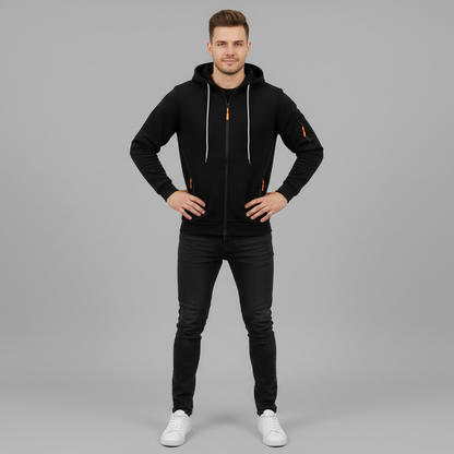Utility-Hoodie Herren | Sweatshirt mit Reißverschluss