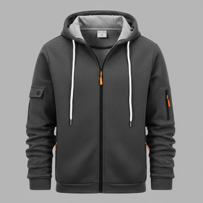 Utility-Hoodie Herren | Sweatshirt mit Reißverschluss 6
