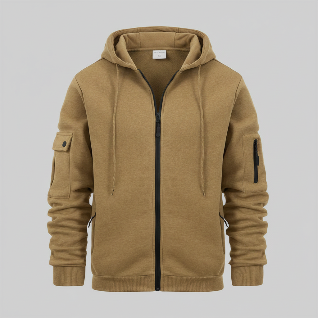 Utility-Hoodie Herren | Sweatshirt mit Reißverschluss 8