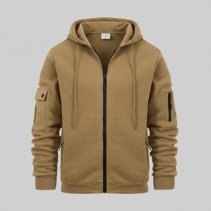 Utility-Hoodie Herren | Sweatshirt mit Reißverschluss 8
